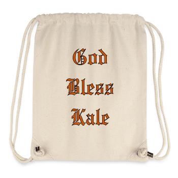 GodBlessKale - Sac à cordon recyclé Stanley/Stella - blanc naturel - Devant
