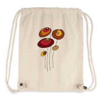 Flowers - Stanley/Stella Recycled Gym Bag - natural - Front