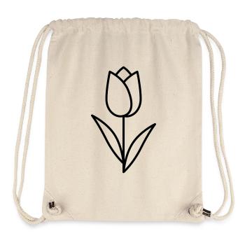 Tulpe - Stanley/Stella recycelter Gym Bag - Naturweiß - Vorne