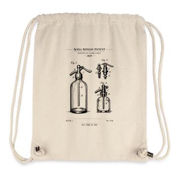 Soda Siphone blueprint design - Stanley/Stella Recycled Gym Bag - natural - Front