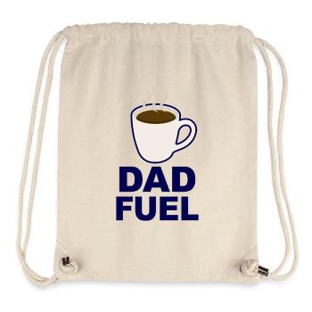 Dad Fuel – Kaffeebetriebenes Papa-Design - Stanley/Stella recycelter Gym Bag - Naturweiß - Vorne