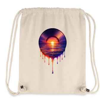 Dripping vinyl - Stanley/Stella Recycled Gym Bag - natural - Front