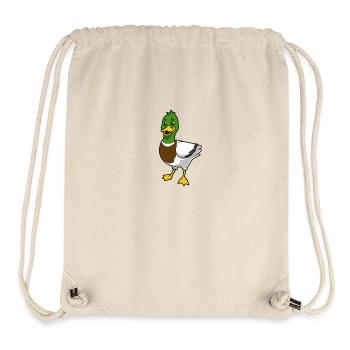 Kawaii Mallard - Stanley/Stella Recycled Gym Bag - natural - Front