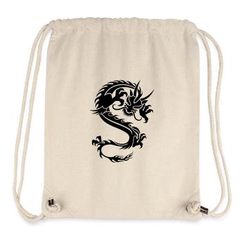 Crazy dragon - Stanley/Stella Recycled Gym Bag - natural - Front