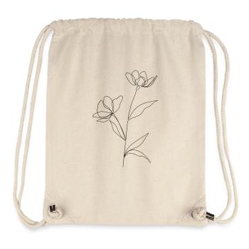 Blume Isa.unprofessional - Stanley/Stella recycelter Gym Bag - Naturweiß - Vorne