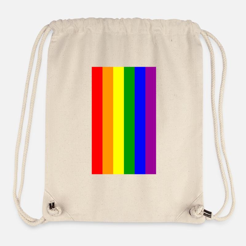 LGBT-PRIDE - Stanley/Stella recycelter Gym Bag - Naturweiß