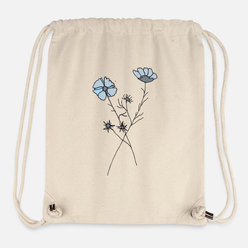 Trockenblume - Stanley/Stella recycelter Gym Bag - Naturweiß
