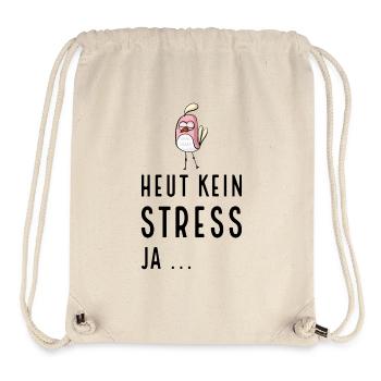 Lustige Sprüche - Stanley/Stella recycelter Gym Bag - Naturweiß - Vorne