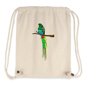 schöner tropenvogel, tiermotive frauen - Stanley/Stella recycelter Gym Bag - Naturweiß - Vorne