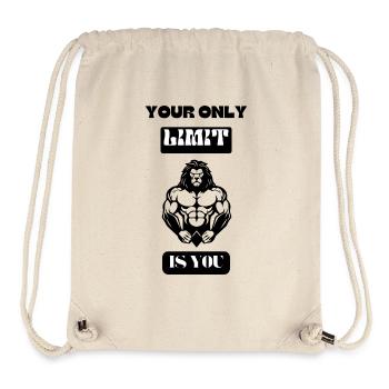 Your Only Limit Is You - Stanley/Stella Recycled Gym Bag - natural - Front