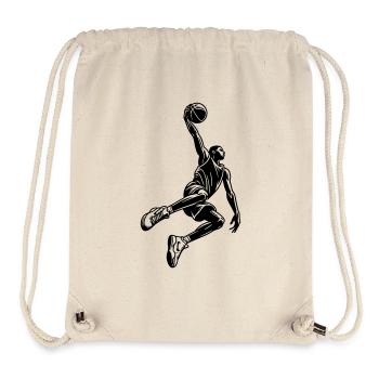 Basketball Dunking - Stanley/Stella Recycled Gym Bag - natural - Front