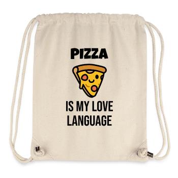 Pizzastück Charakter - Stanley/Stella recycelter Gym Bag - Naturweiß - Vorne