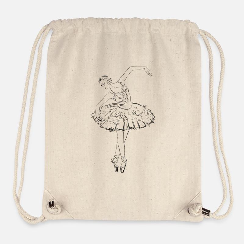 Ballett - Stanley/Stella recycelter Gym Bag - Naturweiß