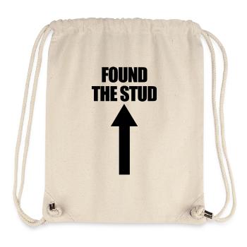 Found The Stud Carpenter Humor Lustiger Herren-Stu - Stanley/Stella recycelter Gym Bag - Naturweiß - Vorne