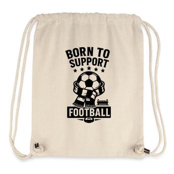 Soutenir le football - Sac à cordon recyclé Stanley/Stella - blanc naturel - Devant
