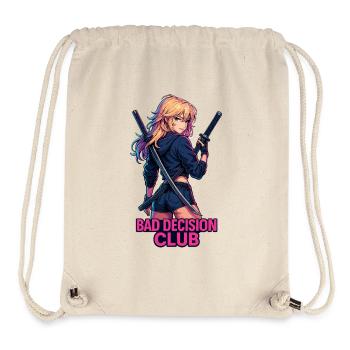 Bad Decision Club Samurai Edition - Stanley/Stella recycelter Gym Bag - Naturweiß - Vorne