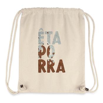 Êta Porra - Sac à cordon recyclé Stanley/Stella - blanc naturel - Devant