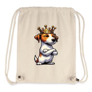 Jack Russel terrier Jack russel liebhaber Jackie - Stanley/Stella recycelter Gym Bag - Naturweiß - Vorne