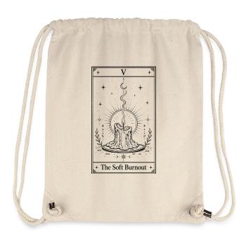 Sanfter Burnout | Tarotkarte - Stanley/Stella recycelter Gym Bag - Naturweiß - Vorne