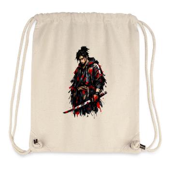 Red Shadow Samurai - Stanley/Stella Recycled Gym Bag - natural - Front
