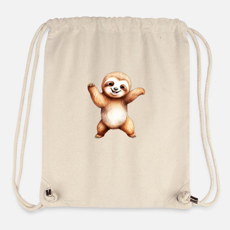 Sloth / Sloth class - Stanley/Stella Recycled Gym Bag - natural