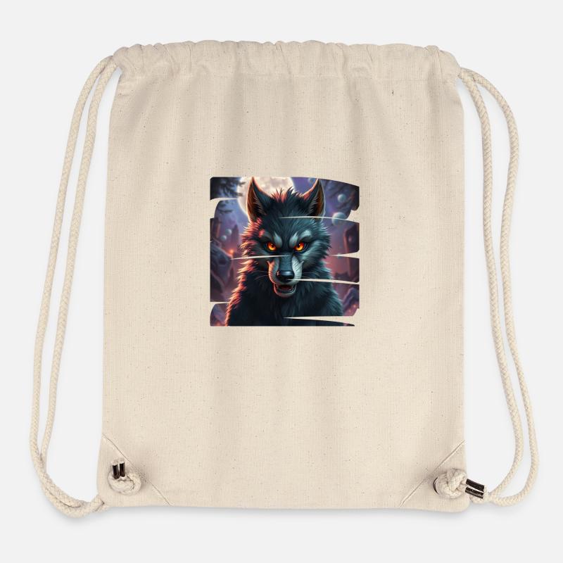 Monster 7 - Stanley/Stella recycelter Gym Bag - Naturweiß