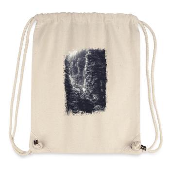 Forest view landscape - Stanley/Stella Recycled Gym Bag - natural - Front