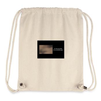 Streetwear LTP - Sac à cordon recyclé Stanley/Stella - blanc naturel - Devant