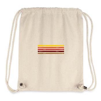 Drumsticks Drums Gift Drummer - Stanley/Stella Recycled Gym Bag - natural - Front