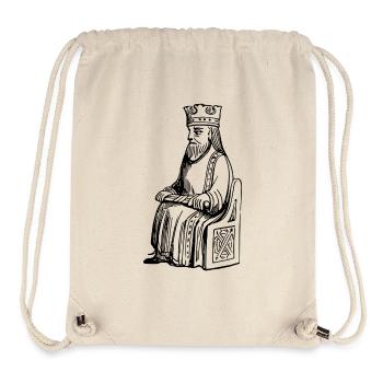 krone crown koenig king castle schloss tower burg2 - Stanley/Stella recycelter Gym Bag - Naturweiß - Vorne