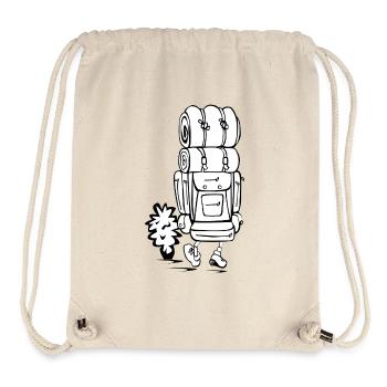 backpack suitcase backpack bag briefcase21 - Stanley/Stella Recycled Gym Bag - natural - Front