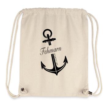 Fehmarn - Stanley/Stella recycelter Gym Bag - Naturweiß - Vorne