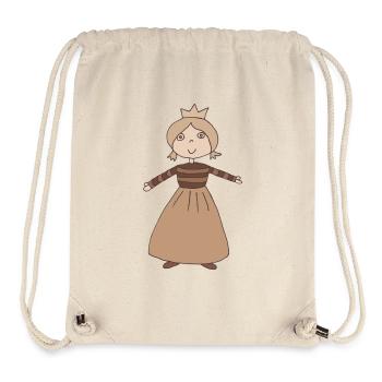 kleine prinzessin - Stanley/Stella recycelter Gym Bag - Naturweiß - Vorne
