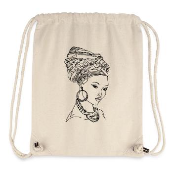 Mama africa - Stanley/Stella Recycled Gym Bag - natural - Front