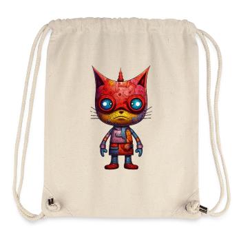 Cat Knight Frenzy: Buntes Armor Edition T-Shirt - Stanley/Stella recycelter Gym Bag - Naturweiß - Vorne