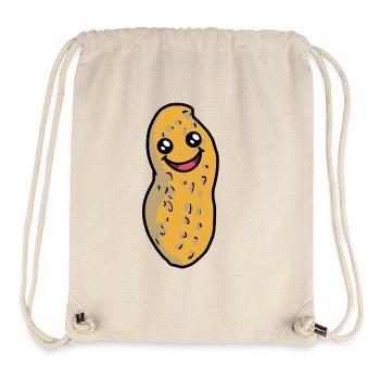 peanut nut friendly sympathetic nice emotion - Stanley/Stella Recycled Gym Bag - natural - Front