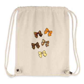 noeuds papillon 70s - Sac à cordon recyclé Stanley/Stella - blanc naturel - Devant