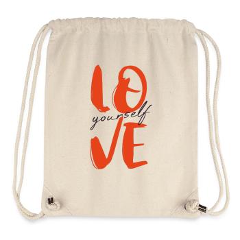 Love Yourself - Stanley/Stella Recycled Gym Bag - natural - Front
