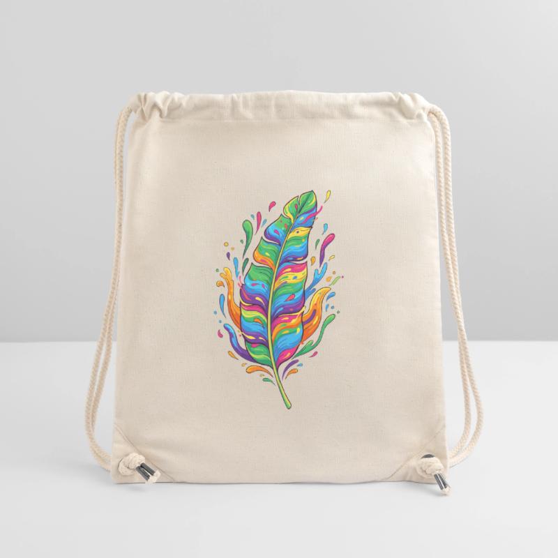Regenbogenfeder Farbexplosion Stanley/Stella recycelter Gym Bag