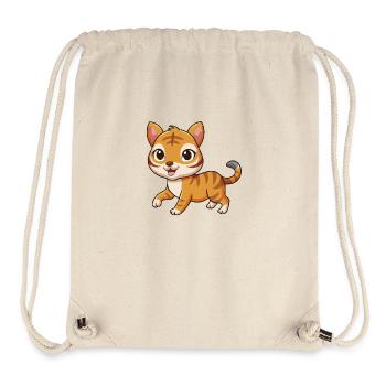 Tigerinchen – Der kleine Blickfang! - Stanley/Stella recycelter Gym Bag - Naturweiß - Vorne