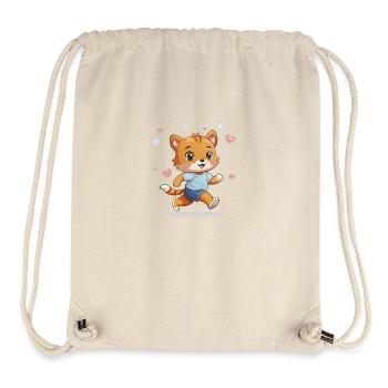 Tigerinchen – So viel Energie! - Stanley/Stella recycelter Gym Bag - Naturweiß - Vorne