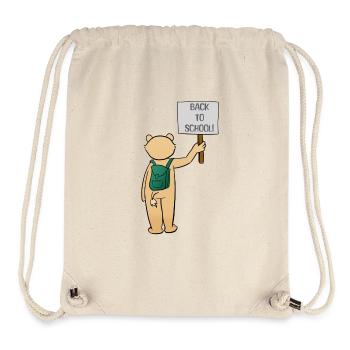 Back to School - Stanley/Stella Recycled Gym Bag - natural - Front