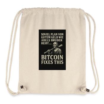 Bitcoin fixes this - Stanley/Stella Recycled Gym Bag - natural - Front