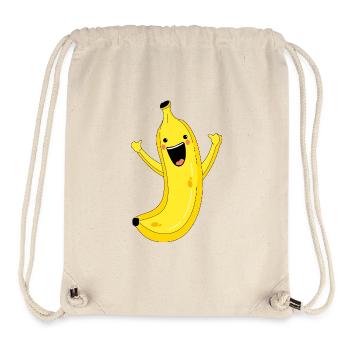 Happiness and banana - Stanley/Stella Recycled Gym Bag - natural - Front