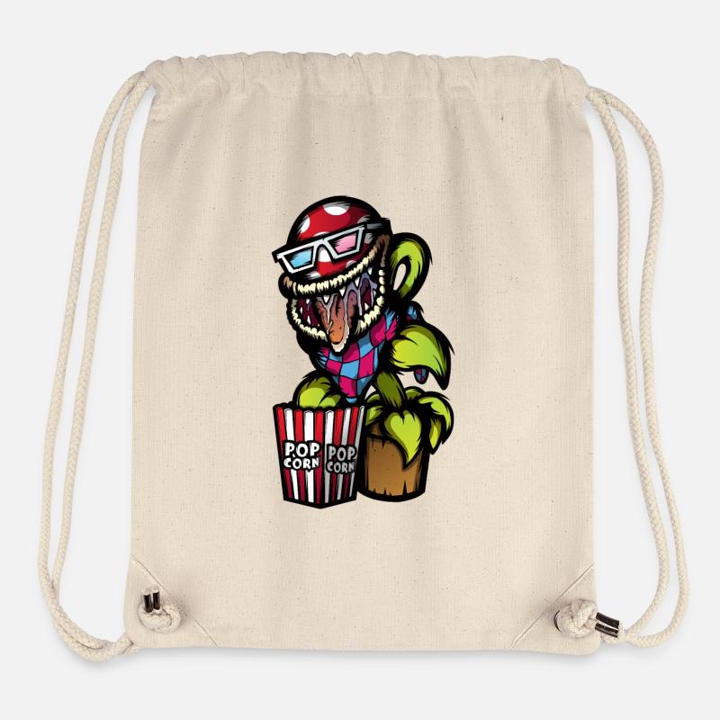 Carnivorous Plant - Stanley/Stella Recycled Gym Bag - natural