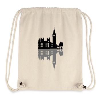 London Big Ben - Stanley/Stella recycelter Gym Bag - Naturweiß - Vorne