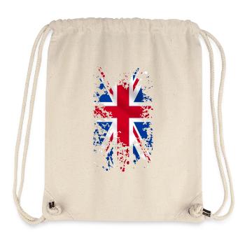 Union Jack - Sac à cordon recyclé Stanley/Stella - blanc naturel - Devant