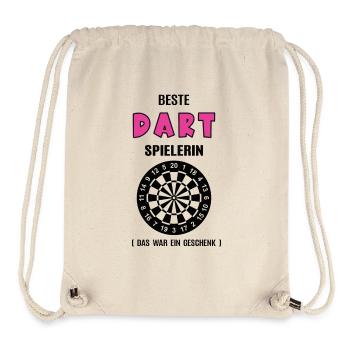 Dart Spielerin Beste Darterin Geburtstag Darts - Stanley/Stella recycelter Gym Bag - Naturweiß - Vorne