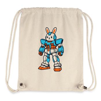 Rabbit Mecha - Stanley/Stella recycelter Gym Bag - Naturweiß - Vorne