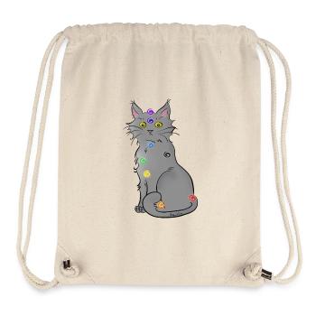 Chat-kra - Stanley/Stella recycelter Gym Bag - Naturweiß - Vorne
